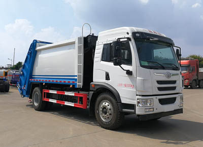 聚塵王牌HNY5168ZYSC6型壓縮式垃圾車(chē)